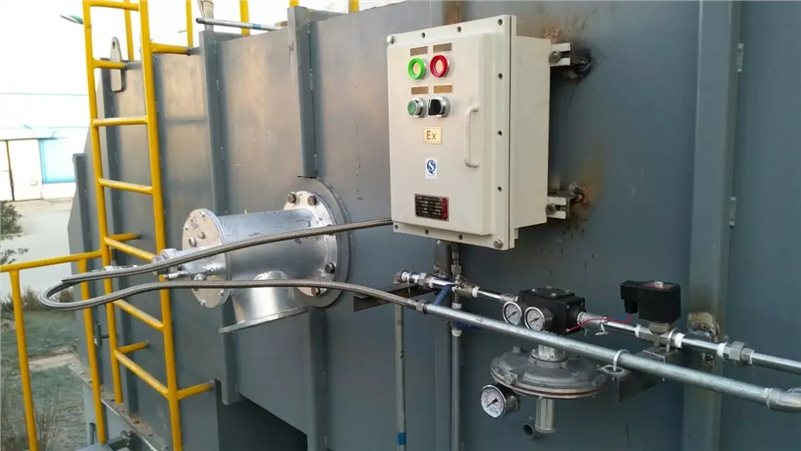 柴油烧嘴（甲醇或醇基燃料）及控制系统工程项目现场