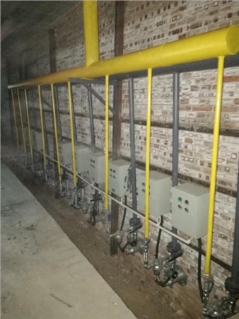 山西:焦炉煤气古建砖瓦窑炉_焦炉煤气烧嘴工程项目现场